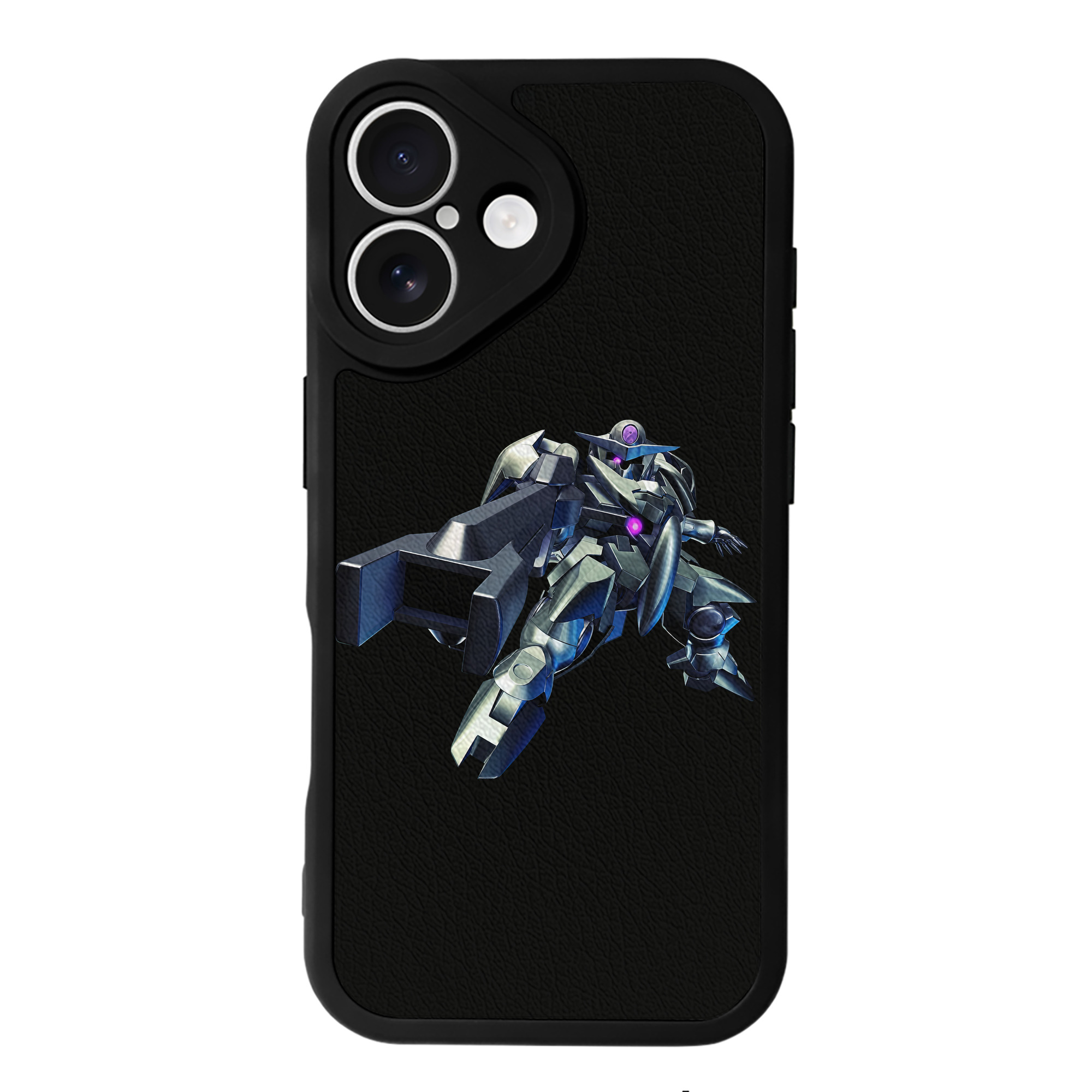 （画像用） 機動戦士ガンダム Mobile Suit Gundam 【iPhone 16シリーズ対応】シリコンスマホケース（レザー調） 材質：シリコン